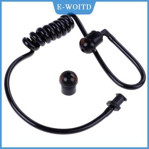 【E-WOITD】 Black REPLACEMENT Acoustic Air Tube ปลั๊กอุดหูสำหรับหูฟังวิทยุ