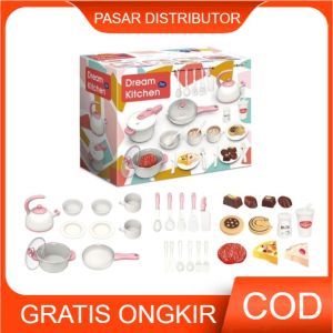 Mainan Anak JM22233 FOOD AND DRINK KITCHEN SET Mainan Alat Masak Anak Minuman Makanan Kitchen Mainan Anak Perempuan - Mainan Anak Laki Laki