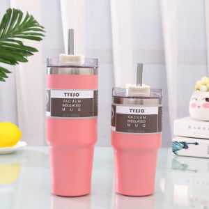 COD 600ml/890ml Vacuum Insulated Bottle Tumbler Double Wall Hot and Cold Large Capacity Insulated Vacuum Flask Tumbler Water Bottles