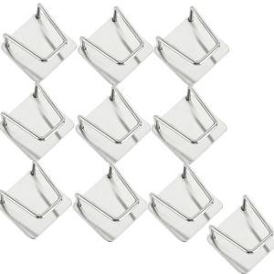 10pcs/5pcs/1pcs Sink Sponge Holders - Stainless Steel Wall Hooks Kitchen Cleaning Sponges Drain Drying Rack - Kitchen Organizer Hook - Wall Storage Holder