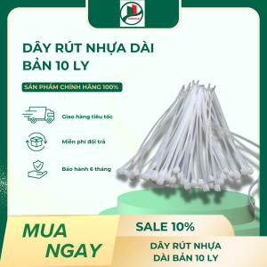 Dây rút nhựa dây thít nhựa dài bản 10 ly
