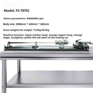 Professional 7075C Billiards Cue Repair Machine – Copper Hoop Straightening Polishing Rod Head Repair
