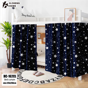 【Free shipping】4PCS Bed Curtain Individual Dormitory Mosquito Multiple Colors Available Size 120 * 200cm can be used for Privacy Protection Light blocking Dust Preventio