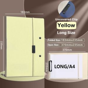 Foldable Clipboard Long/A4/A5 Portable Paper Clipboard Folding Board Strong Clamping Force School Office
