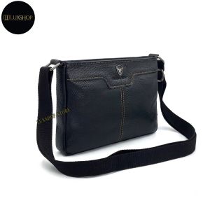 Rush Rider S Size Full Grain Cow Leather Slim Sling Bag Men Shoulder Bag Cross Body Messenger Bag Crossbody