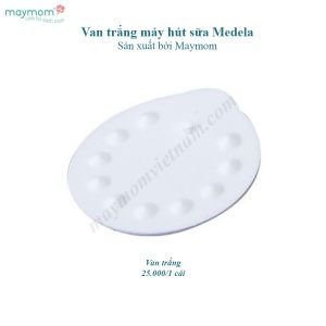 Màng van trắng cao su dùng cho máy hút sữa Medela Pump In Style Swing đơn Harmony - Sản xuất bởi thương hiệu Maymom