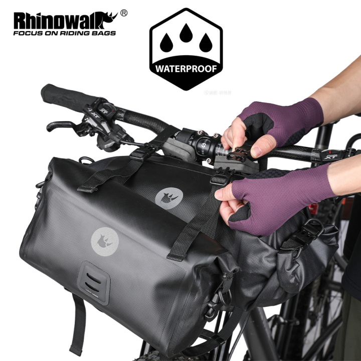 Rhinowalk Bike Handlebar Bag 2-Piece 12L Or 1 Piece 4L/8L Waterproof ...