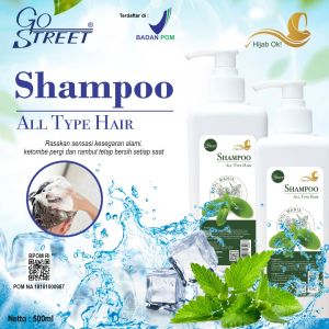 GO STREET Shampoo 2in1 Cool Mania Ukuran 500 ML