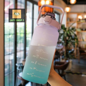 VIRAL !! Botol Minum GRADASI/MOTIVASI 2 Liter Botol Penanda Waktu Botol Minum Viral | Botol Minum 2 Liter | Tumbler Botol TERLARIS & TERMURAH FREE BUBBLE WRAP