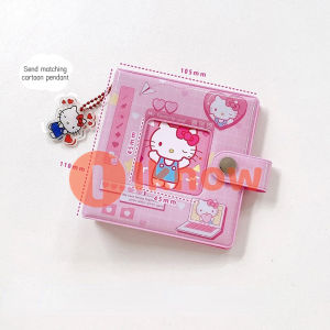 I know 3 Inch Mini Photo Album Binder With Pendant 40 Pockets Photo Storage Cute Sanrio Kuromi Melody Cinnamon Card Holder For KPOP Idol Photocard Collect Book
