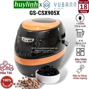 Nồi nấu ủ trân châu tự động đa năng Yubann 5 lít - 8 lít