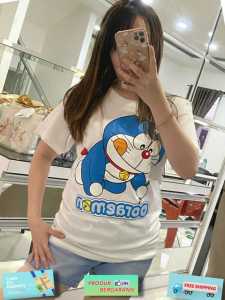 Godwin Collection - Kaos Raisha Kaos Wanita Premium Combed 30s Baju Atasan Wanita Kaos Gambar Kartun