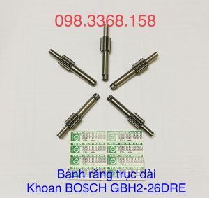 Bánh răng (NHÔNG) TRỤC DÀI khoan bê tông BO S CH 3 chức năng Mod.GBH2-26DRE