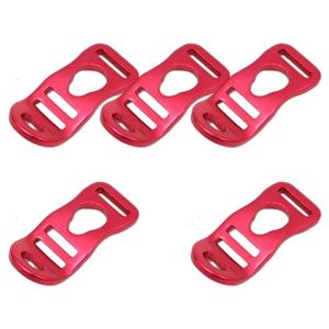 5 gói Lều mặt đất Giá đỡ cố định điện thoại Hợp kim nhôm cắm trại ngoài trời Lều Clip cắm trại phụ kiện lều