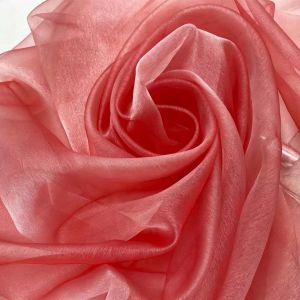 ZENO 150X100cm Vải Organza Sợi len mềm Chuyển màu hai tông Vải Vải trang trí Màu chuyển sắc Vải Organza gradient Váy cưới