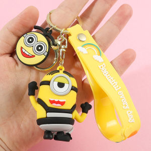 Gantungan Kunci Minions Keychain Gantungan Aksesoris Tas Ransel Karakter Kartun Lucu Minion