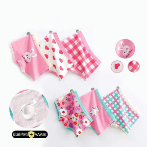 Ubriefs 6pcs Baby Girls Briefs Underwear 100% Cotton Teenage Panties for 2-10 Years Girl Briefs Boxers Shorts Cartoon Underpants Panty