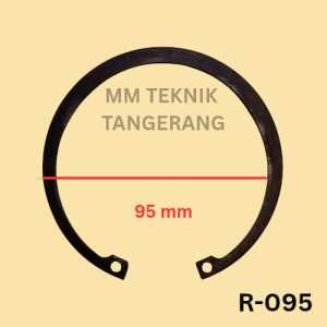 Snapring R95 H95 Snap ring Circlip Internal Retaining Tipe R H 95 Penahan bearing Sparepart H-95 R-95 klip Pengunci Kleman Klem Clip Kancing