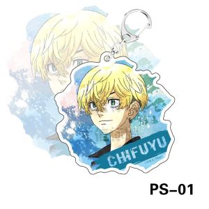 YF  Anime Tokyo Revengers Keychain Bag Acrylic Pandant Keyring Key Chain Manjiro Ken Ryuguji Mikey Fashion gift FY