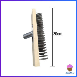 First Chioce  แปรงลวดสเตนเลส แปรงลวดขัดพื้น สําหรับทําความสะอาดพื้น ทนทาน Stainless steel brush head