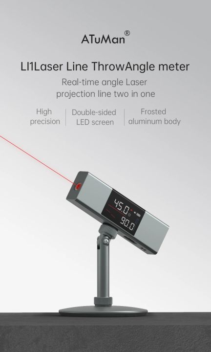 Xiaomi DUKA Single Stage Lasers Digital Inclinometer ATuMan LI1 Lasers ...