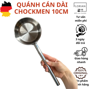 Quánh inox CHOCKMEN quánh inox 10cm quánh cán dài quánh inox gáo dừa quánh inox nhỏ nồi nhỏ