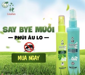 Combo chai nước hoa xịt chống muỗi và xịt chống ngứa LIUSHEN 80ml