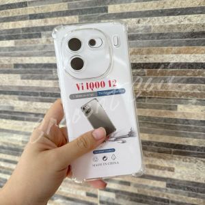 Soft Case Silikon Iqoo 12 Bening Transparant Airbag Anti Crack Tebal
