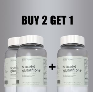 Pure Form S-Acety Glutathione Anti-aging Repair Damaged Skin Cells Anti-Oxidative Stress 90 Capsules
