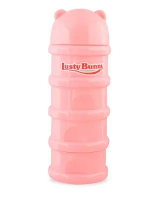 AJ0502 Lusty Bunny Milk Powder Container Takaran Susu Tempat penyimpanan Susu Bubuk Bayi susun 4