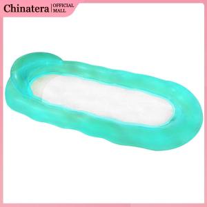 พองแถวพกพาพกพาพกพาที่นอน PVC พับเก็บได้พร้อมอุปกรณ์พูลที่แขนพนักว่ายน้ำว่ายน้ำ