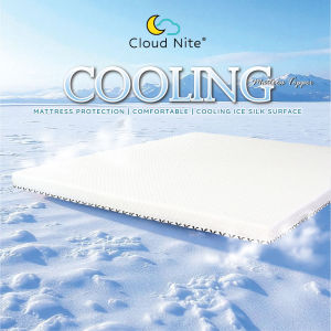Cloud Nite Ice Silk Mattress Topper – Hotel Grade Structured Firm Spine Support