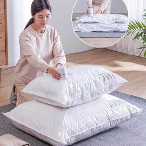 [40x60CM/50x70CM/70x100CM] 4PCS Compression Vacuum Storage Bags for Blanket Pillows Clothes Bedding Travel Household Supplies Compression Plastic Bag