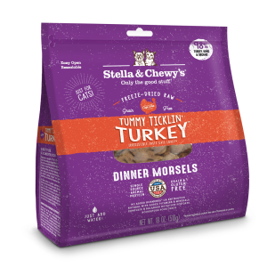Stella & Chewys Freeze-Dried Cat Dinner Morsels – Tummy Tucklin’ Turkey [Cat Food Raw Diet]