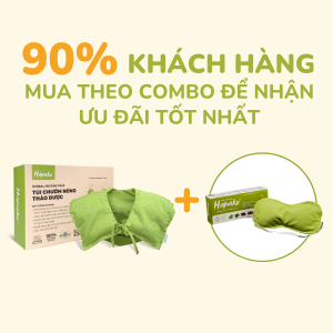 Combo Giá Tốt Túi Chườm Giảm Đau Mỏi Vai Gáy Hapaku Làm Nóng Bằng Lò Vi Sóng Và Túi Chườm Mắt Giảm Đau Nhức Mắt