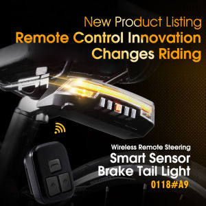 Đèn Đuôi Xe Đạp WEST BIKING Đèn Hậu Thông Minh An Toàn MTB Điều Khiển Từ Xa Không Dây Biển Báo Rẽ Không Thấm Nước Đèn Hậu Cảnh Báo Phụ Kiện Xe Đạp