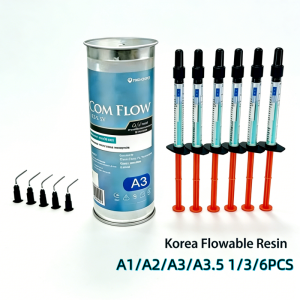 Nano Hybrid Light Curing Dental Flowable Composite Resin Korean Fluid Resin A1 A2 Shade For Teeth Restoration Dentistry Use
