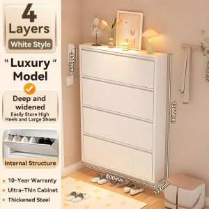 Bucket Shoe Cabinet Iron Ultra-Thin shoe storage Wall Mounted Steel Shoe Rack
