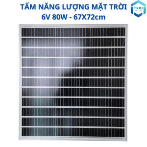 TẤM PIN NĂNG LƯỢNG MẶT TRỜI MONO 6V 80W 100W - TEKI