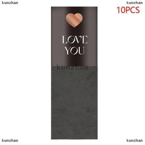 [COD] kunzhan 10pcs Single Rose Sleeves Flower Wrapping Bag Bouquet Packaging Bags Clear Cellophane Floral Wrappers For Valentines Day