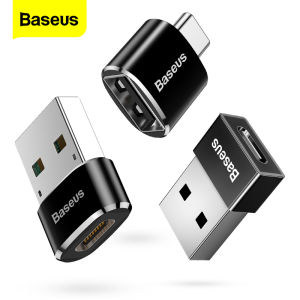OTG อะแดปเตอร์ Baseus USB A ถึง Type C อะแดปเตอร์ Micro USB C OTG Converter USB A อะแดปเตอร์ตัวผู้เป็น Type C ตัวเมียสำหรับโน๊ตบุ๊คแล็ปท็อป MacBook U ดิสก์วันที่ส่ง