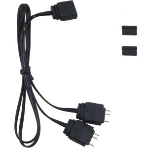 Argb 5V 3pin Cáp nối Adapter 1-2 Quạt Tản Nhiệt Bộ chia Hub nối cho MSI Asrock Aura Bo mạch chủ