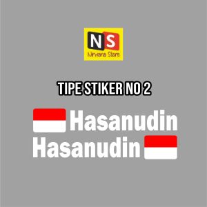 Custom stiker nama bikin cutting stiker sepeda motor mobil laptop