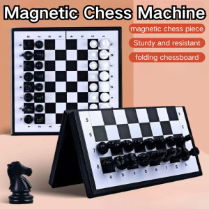 Magnetic Chess Set Foldable Board Game Portable Travel Educational Family Strategy Toy