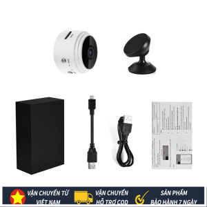Camera Mini Wifi An Ninh A9 HD Có Hồng Ngoại Camera An Ninh Gia Đình Không Dây HD 1080P Có Tính Năng Chống Trộm Theo Dõi Từ Xa Ứng Dụng Điện Thoại