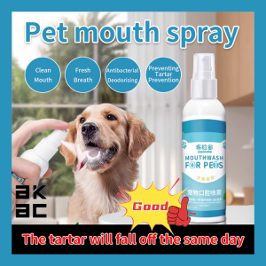 X23070306FA Pet Oral Spray for Dogs and Cats of All Ages  Effective Tartar Removal  Reduces Gum Inflammation