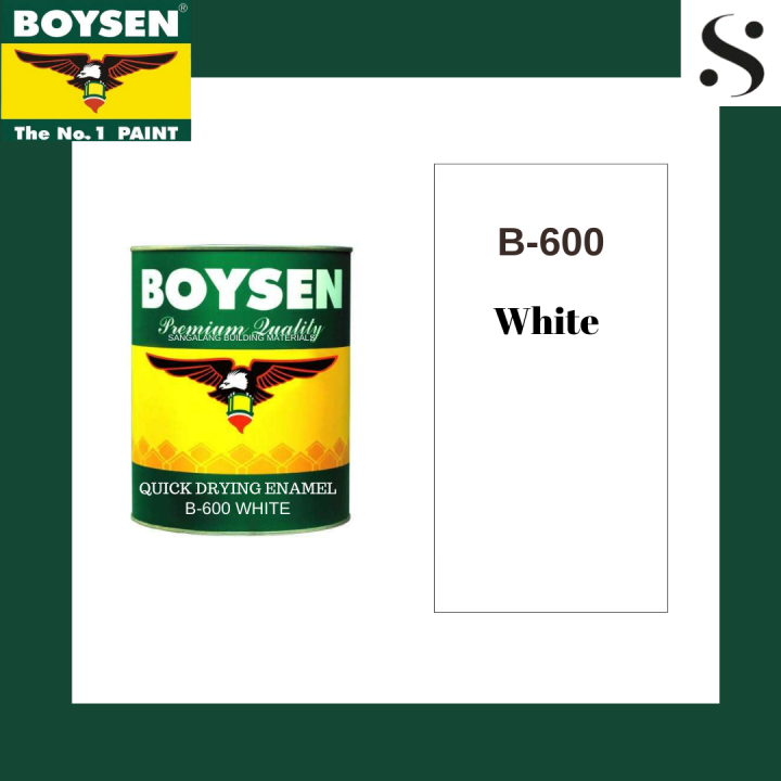 Boysen Quick Dry Enamel White #600 (16 Liters) - Tacloban Ultrasteel  Corporation