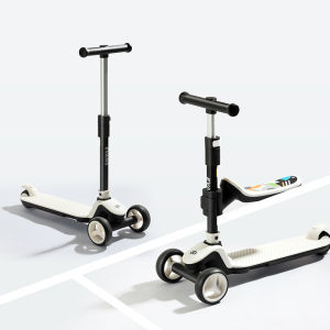 GB childrens scooter 1-3-6 years old boys and girls can sit and ride two-in-one foldable scooter