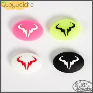 【Guoyuqiche】 Cartoon Tennis Racket Shock Absorber Vibration Dampeners Silicone Durable