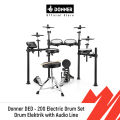 Donner DED - 200 Electric Drum Set | Drum Elektrik with Audio Line. 